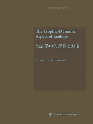 cover image of The Trophic-Dynamic Aspect of Ecology 生态学中的营养动力论